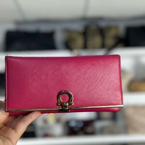 Ferragamo Long Pink Wallet